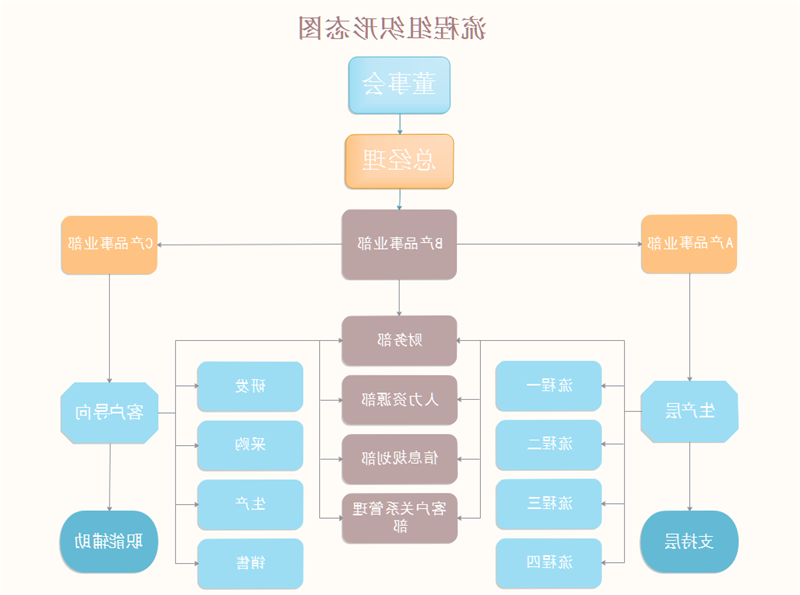 流程组织形态图