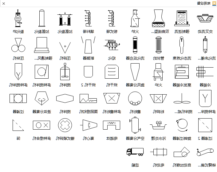 常用设备符号